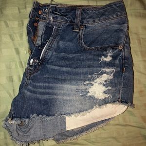 American eagle jean shorts size 10